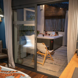 Gîte avec jacuzzi en Baie de Somme Yanna Lodge - Patio